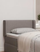 vidaXL Ушичка на таблата Таупе 405 x 405 x 4 см текстил