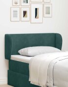 vidaXL Ушичка на таблата Зелен 40 x 23 x 6 см Кадифе