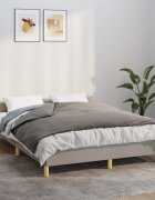 vidaXL Утежнено одеяло с плик сиво 135x200 см 10 кг плат