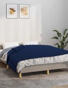 vidaXL Утежнено одеяло синьо 150x200 см 11 кг плат