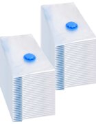 vidaXL Вакуумни пътни чанти за съхранение на дрехи 60x40 см 50 бр
