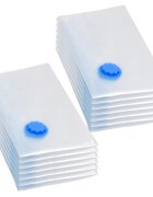 vidaXL Вакуумни пътни чанти за съхранение на дрехи 80x60 см 10 бр