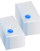 vidaXL Вакуумни пътни чанти за съхранение на дрехи 80x60 см 20 бр