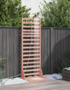 vidaXL Външен душ 225 cm Солидно дърво от Дъглас и неръждаема стомана