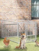 vidaXL Външна клетка за кучета 100x200x100 см