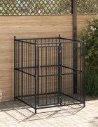 vidaXL Външна клетка за кучета 120x120x150 см
