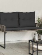 vidaXL Външна пейка 2 -Seater 4 бр. 110 x 59 x 82 см полиратан