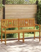vidaXL Външна пейка 4 -местен 150 x 56 x 90 см Солидно акациево дърво