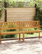 vidaXL Външна пейка Натурално 220 x 555 x 90 см