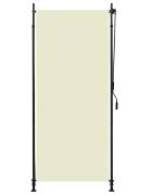 vidaXL Външна ролетна щора 100x270 см кремава