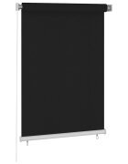 vidaXL Външна ролетна щора 105(Ш)x140(В) см черна
