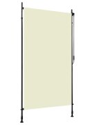 vidaXL Външна ролетна щора 120x270 см кремава