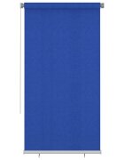 vidaXL Външна ролетна щора 125(Ш)x230(В) см синя HDPE