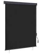 vidaXL Външна ролетна щора 140x250 см антрацит