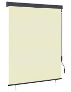 vidaXL Външна ролетна щора 140x250 см кремава