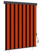 vidaXL Външна ролетна щора 140x250 см оранжево и кафяво