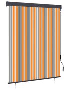 vidaXL Външна ролетна щора 140x250 см жълто и синьо
