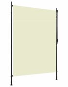 vidaXL Външна ролетна щора 150x270 см кремава