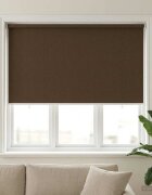 vidaXL Външна ролетна щора с блокировка на UV 90% Кафяво 140 x 140 cm