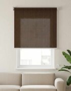 vidaXL Външна ролетна щора с блокировка на UV 90% Кафяво 60 x 140 cm