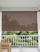 vidaXL Външна ролетна щора с блокировка на UV 90% Таупе 140 x 230 cm