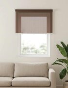 vidaXL Външна ролетна щора с блокировка на UV 90% Таупе 220 x 140 cm