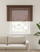 vidaXL Външна ролетна щора с блокировка на UV 90% Таупе 240 x 140 cm