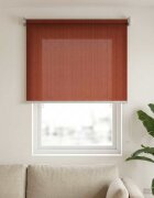 vidaXL Външна ролетна щора с блокировка на UV 90% Теракота 80 x 140 cm