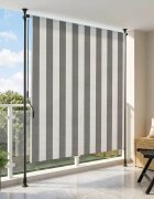 vidaXL Външна ролкова завеса Антрацит и бяло 200 x 270 cm