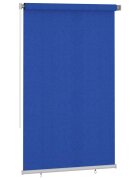 vidaXL Външна роло щора 140x230 см синя HDPE