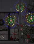 vidaXL Външни коледни светещи фойерверки 4 бр цветни 20 см 560 LED