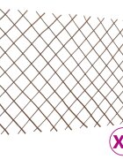 vidaXL Върбови огради хармоника 5 бр 180x120 см