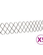 vidaXL Върбови огради хармоника 5 бр 180x30 см