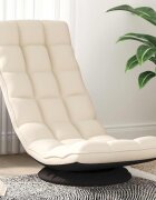 vidaXL Въртящ се подов стол 70x51x79 см бельо