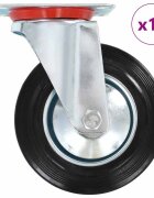 vidaXL Въртящи се колела 12 бр 160 мм