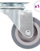 vidaXL Въртящи се колелца 144 бр 50 мм