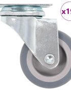 vidaXL Въртящи се колелца 192 бр 50 мм