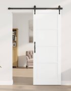 vidaXL Вътрешна врата 78 x 211 см Шперплат Бяло