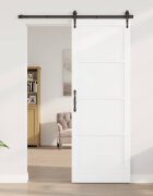 vidaXL Вътрешна врата 83 x 232 см Шперплат Бяло
