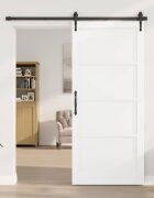 vidaXL Вътрешна врата 93 x 211 см Шперплат Бяло