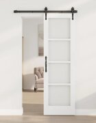 vidaXL Вътрешна врата ORKDAL Бяло грундирано 61 x 1985 см