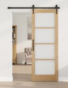 vidaXL Вътрешна врата ORKDAL Кафяво 735 x 1985 см