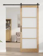vidaXL Вътрешна врата ORKDAL Кафяво 93 x 232 см