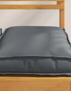 vidaXL Възглавница 2 бр. Оксфордска тъкан Антрацит 40 x 40 x 8 см