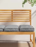 vidaXL Възглавница 2 бр. Оксфордска тъкан Сив 40 x 40 x 8 см