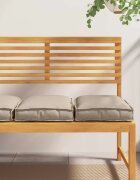 vidaXL Възглавница 2 бр. Оксфордска тъкан Таупе 40 x 40 x 8 см
