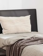 vidaXL Възглавница 40 x 80 cm Памук Бяло