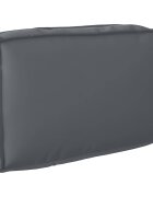 vidaXL Възглавница Антрацит 60 x 40 x 12 cm Оксфордска тъкан