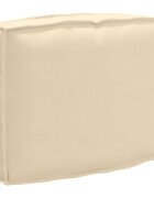 vidaXL Възглавница Бежово 50 x 40 x 12 cm Оксфордска тъкан