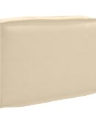 vidaXL Възглавница Бежово 60 x 40 x 12 cm Оксфордска тъкан